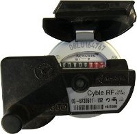 RF transponder with cover open