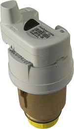 Water meter with RF transponder